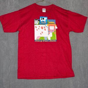 Vtg 90's Cows Inc. Prince Edward Island, Canada Ice Cream T Shirt Men's L A2-33